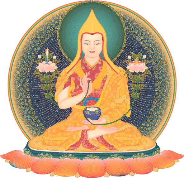 Ofrenda al Guía Espiritual: Yoga del Guru Yhe Tsongkhapa