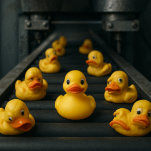 20250708 0937 Patito Perfecto en Producción simple compose 01jzmfdvnqf83trnq18kvr02br